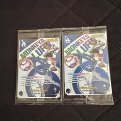 DODGERS X ONE PIECE COLLAB PROMO CARD MONKEY D. LUFFY   