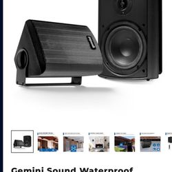 Speakers, Home Improvement, Outdoor Patio, Outside, Blue Tooth,  Speakers, Sound System 