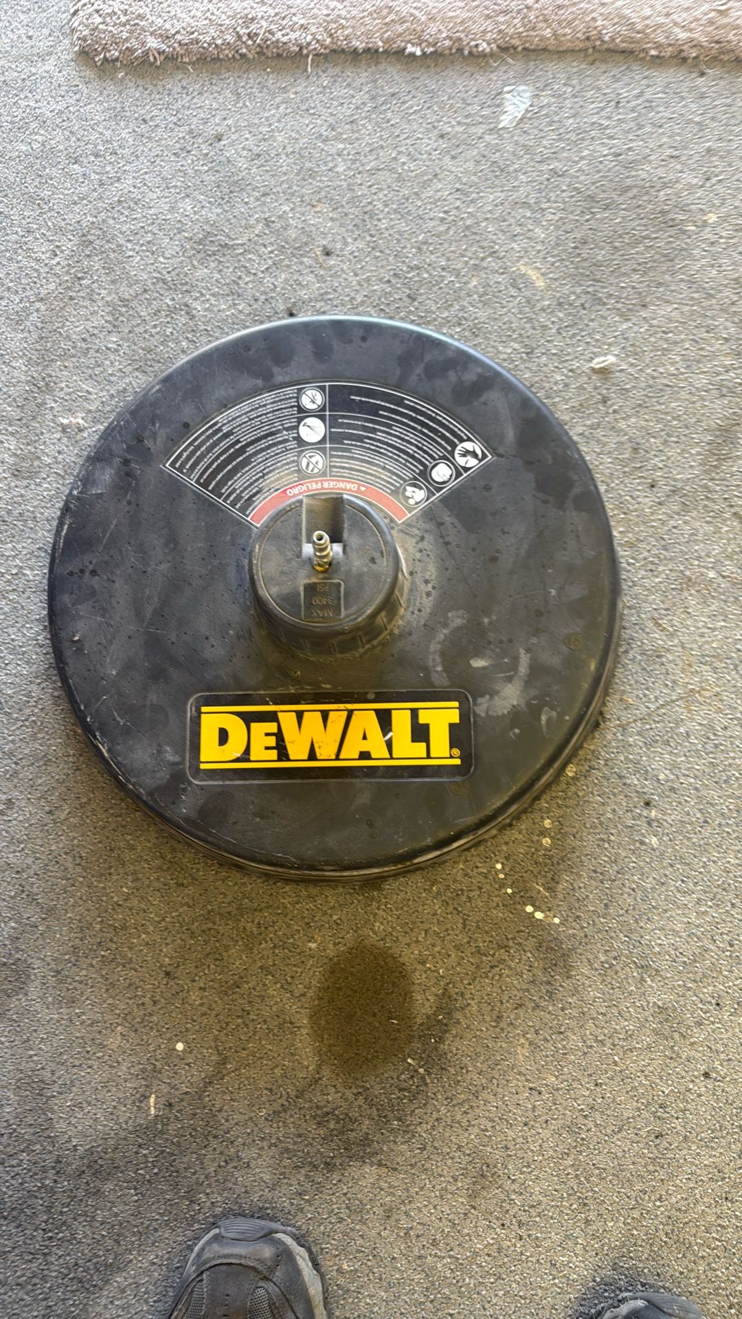 Dewalt pressure washer broom 3400 psi