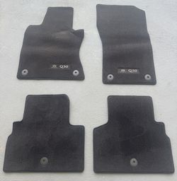 Infiniti Q50 2014–2017 Black Carpet Floor Mats – 4 Interior Mats