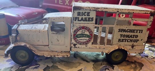 1930s Metalcraft Heinz 57 Delivery Truck • Rare NRA Blue Eagle Original