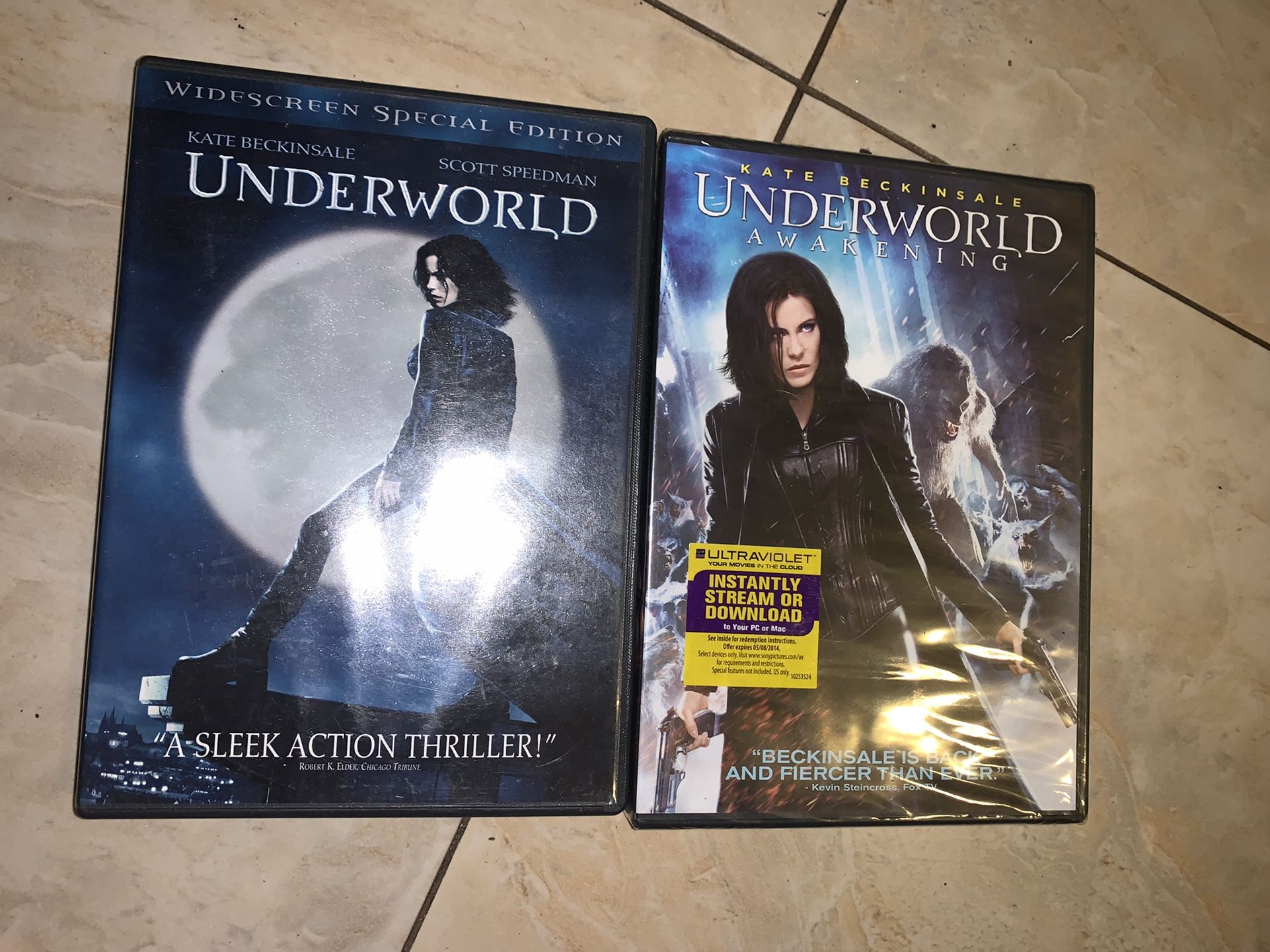 Underworld 1 & 2 On DVD