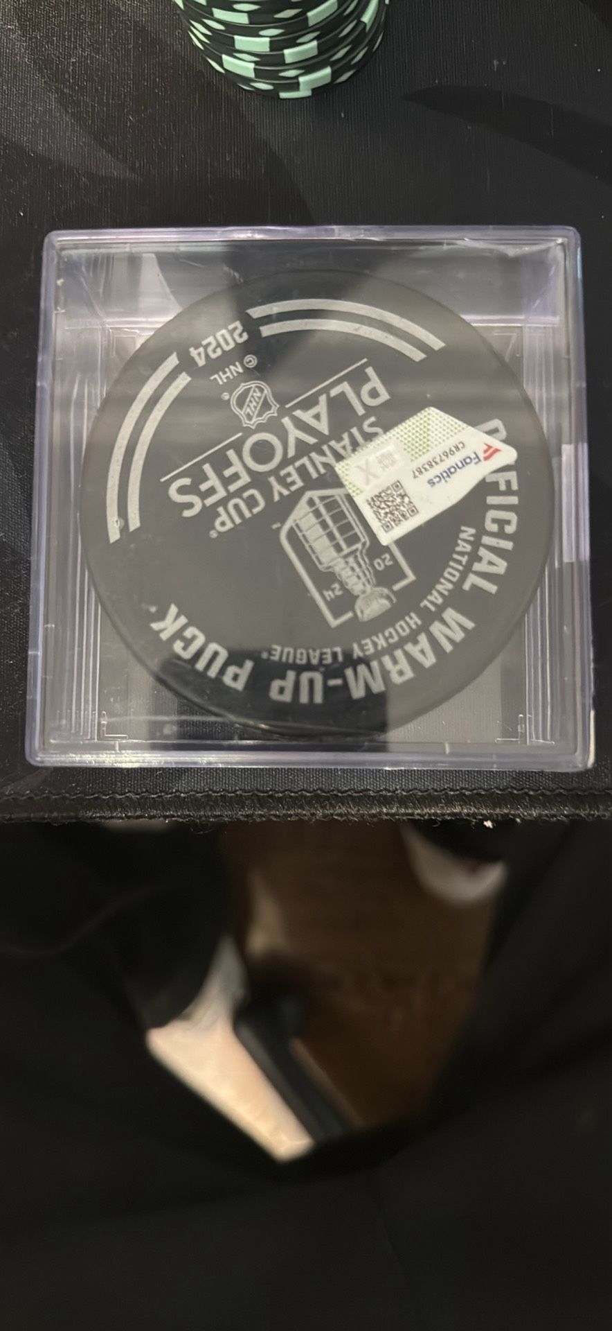 Matt Rempe Signed Hockey Puck 