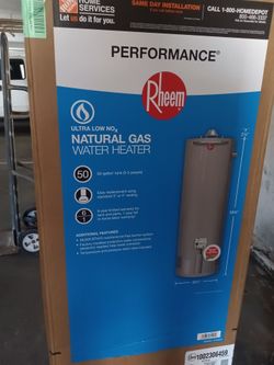50 gallons water heater brand new in the box