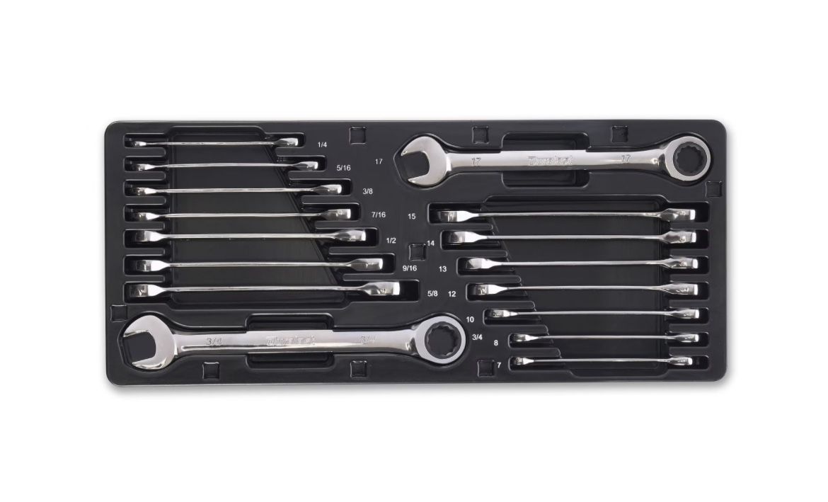 16 Piece Ratchet Wrench Set