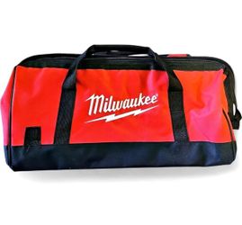 *NEW* Milwaukee Bag 22-Inch Heavy Duty Canvas Drill, Tool Bag/Case, 18V/12/14/18 Volt (Bare Bag)
