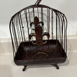 14”Bird Cage Candle Holder