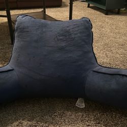 Velvet Back Pillow for Bed Sitting Up