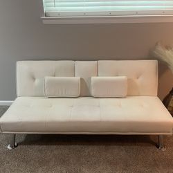 White futon