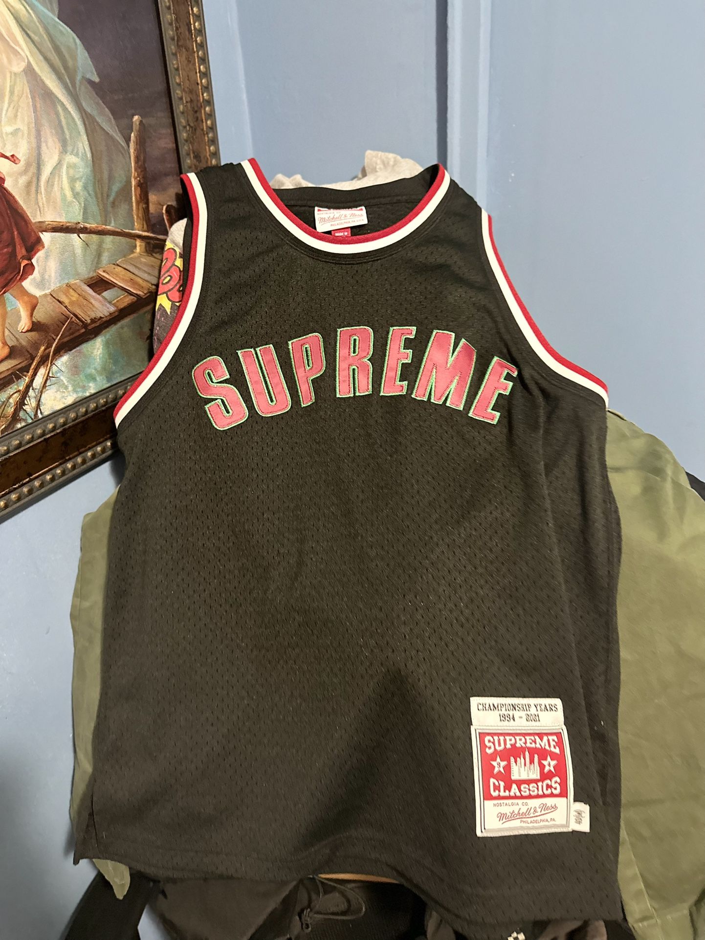 Supreme Mitchell & Ness Basketball Jersey 