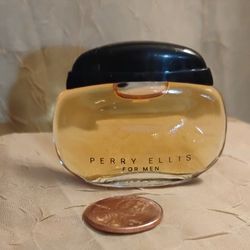 Vintage PERRY ELLIS   For  Men Cologne Miniature  4ml/ .14 fl oz  Splash