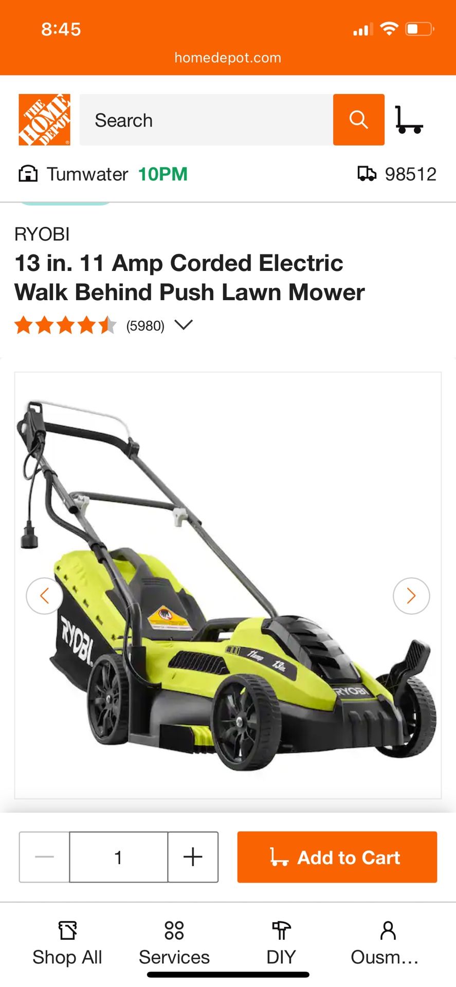 Ryobi Lawn Mower