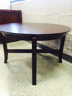 Solid wood coffee table