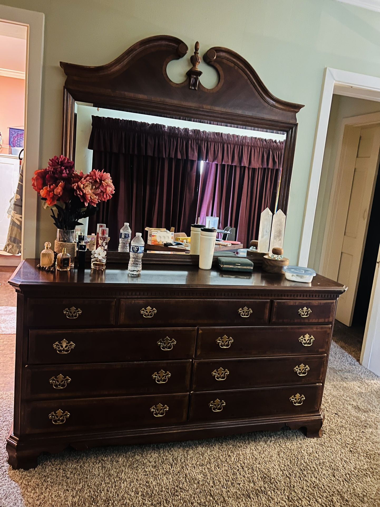 Dresser And Mirror