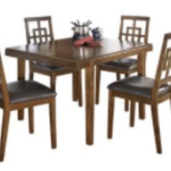 Cimeran Dining Table and Chairs (Set of 5)