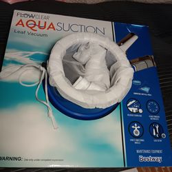 Flowclear aquasuction leaf vacuum