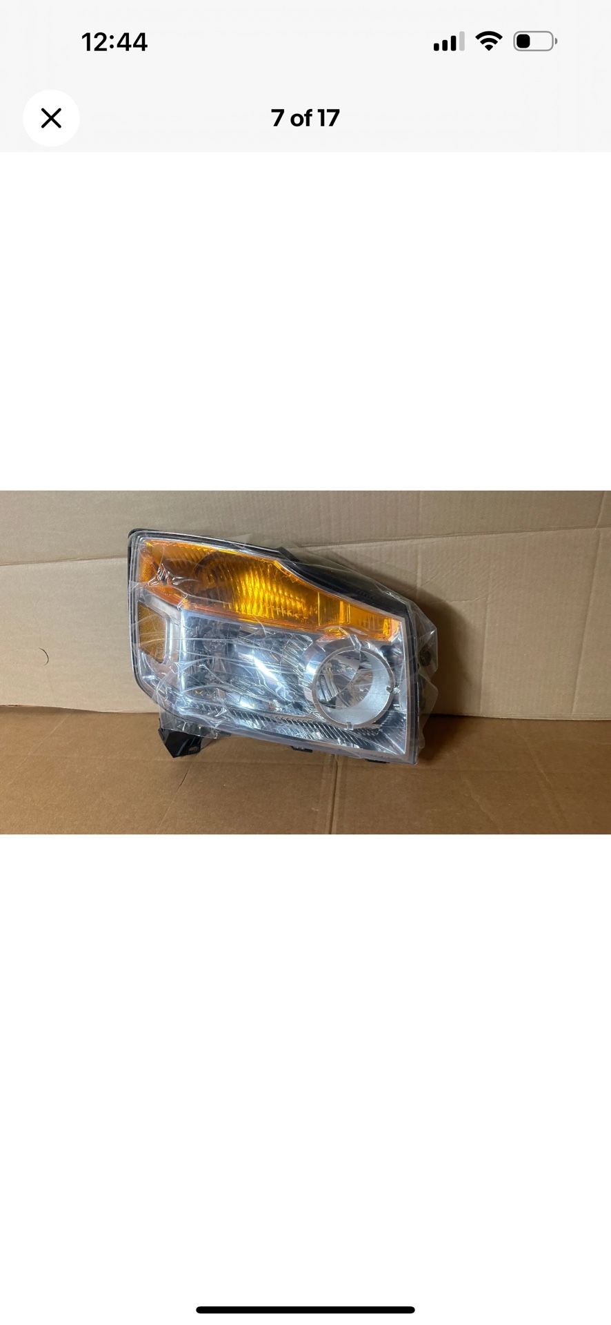 2008-2015 NISSAN TITAN RIGHT PASSENGER HALOGEN HEADLIGHT