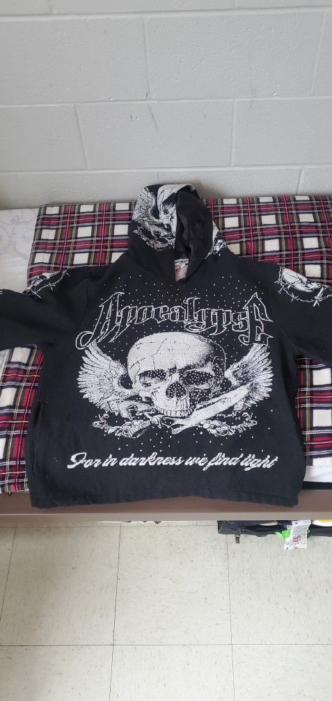 Majestic Knitted Sweater With Rhinestones Large