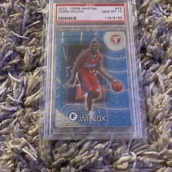 2002 Topps Pristine Chris Wilcox PSA 10