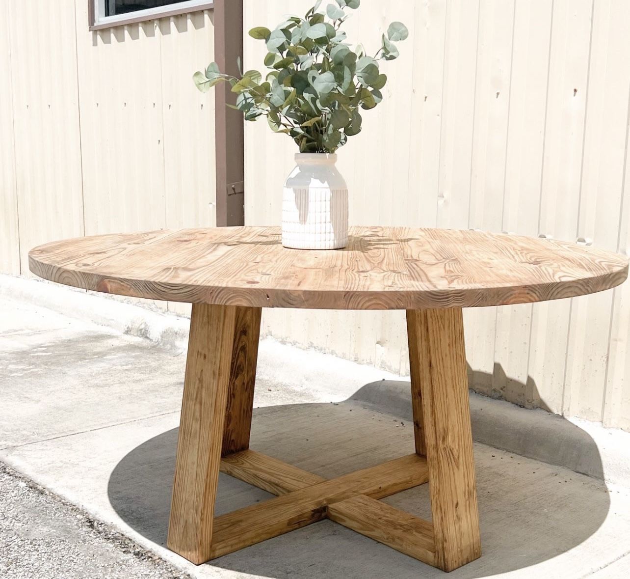 Custom Built Dining Table Solid wood Farmhouse Set Modern Rustic Bench Country Oval Round Counter Breakfast Height Farm House
