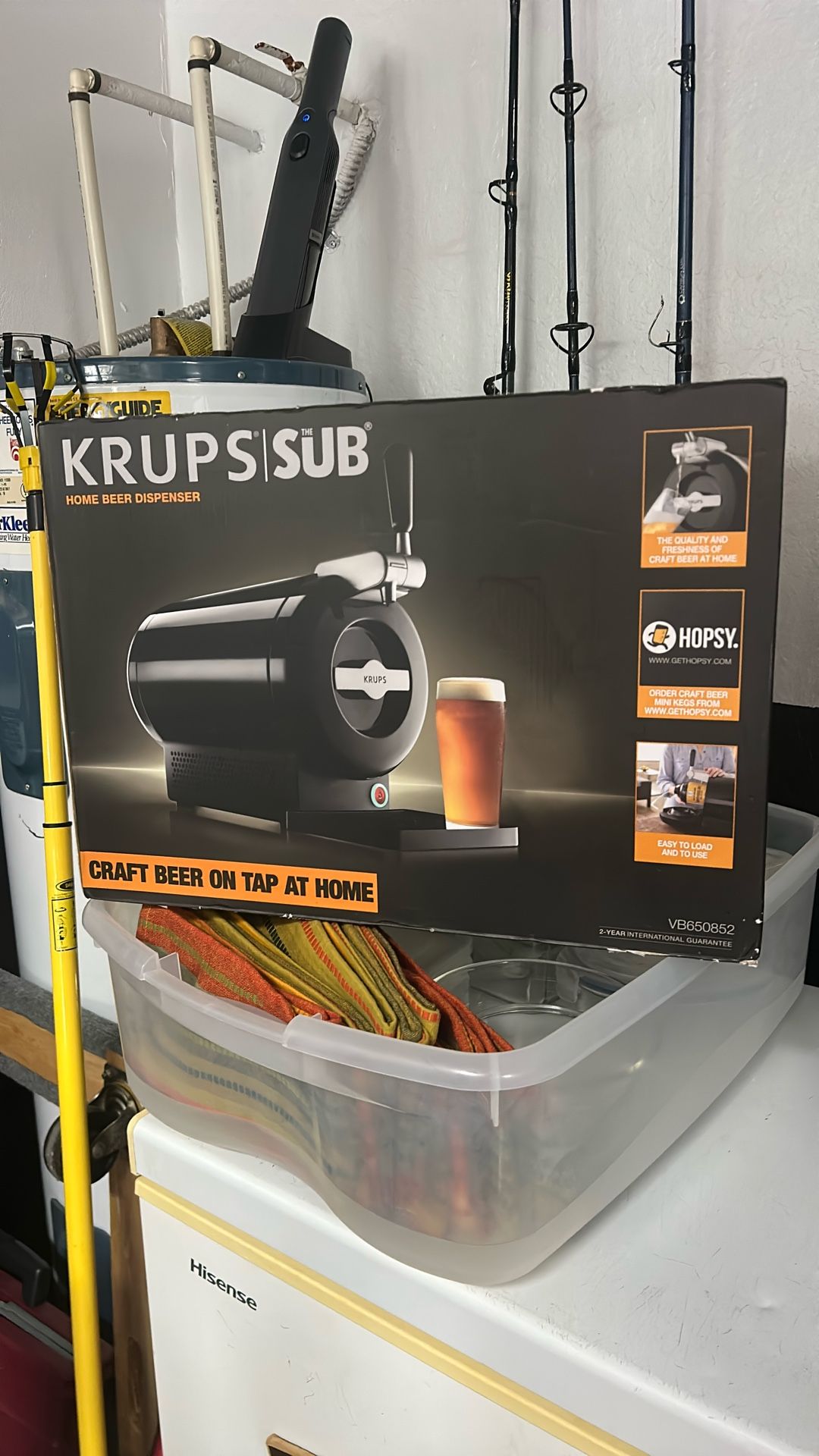 KRUPS SUB - Home beer Dispenser - BRAND NEW NEVER OPENED