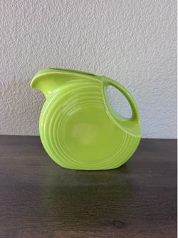 Fiestaware disc pitcher