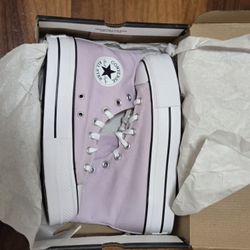 Converse Women's Sneaker, Pale Amethyst White Black, 7.5