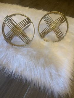 Large Gold  Decor Balls