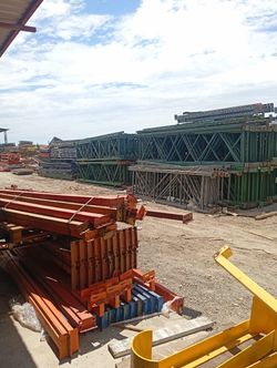 Used Pallet Racking System Components