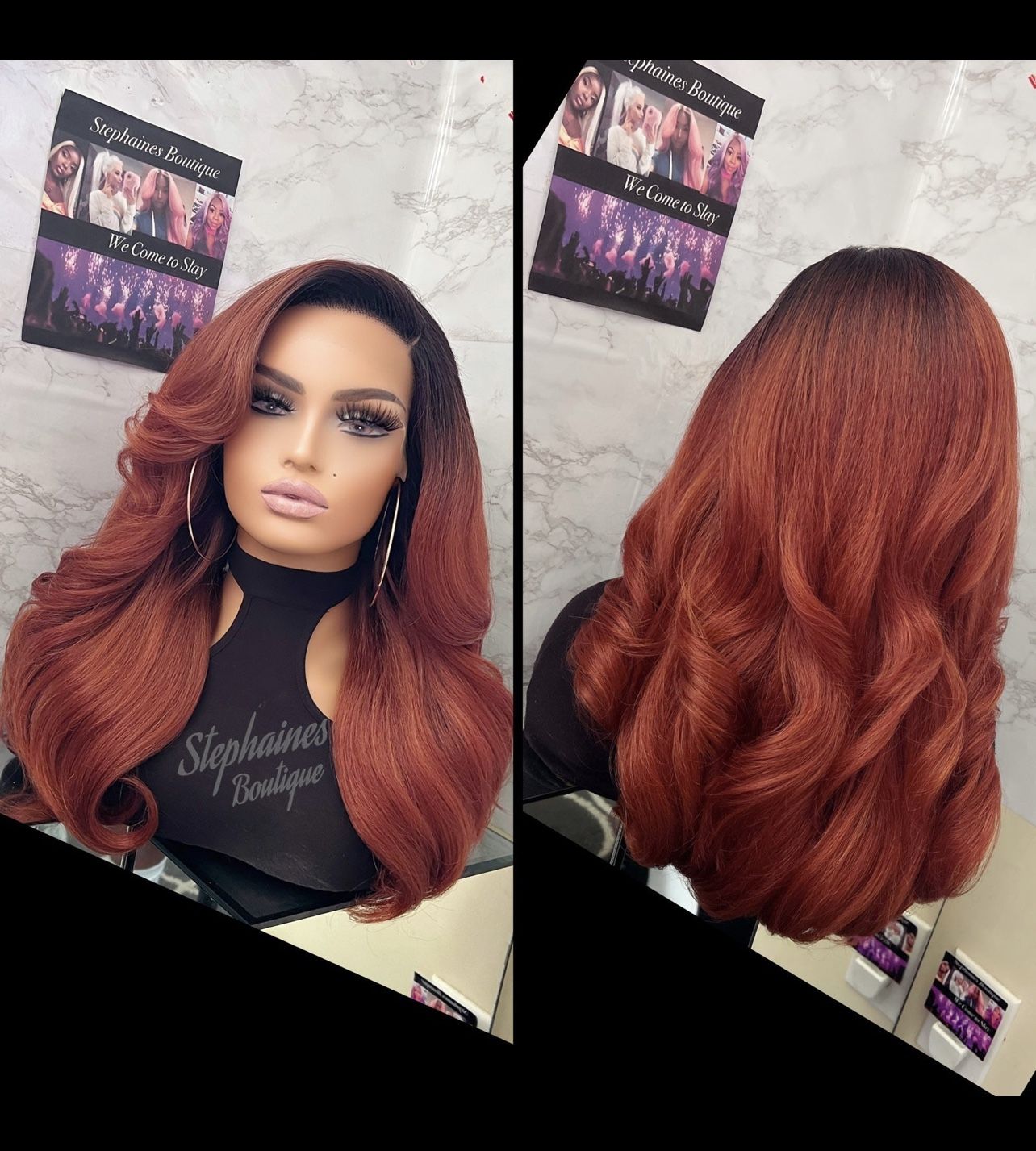 Human Hair Blended Lace Front Wig