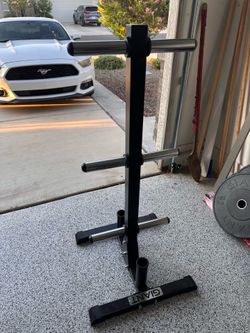 Weight plate stand