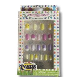 Kids Easter Peeps Press On Nail Set  