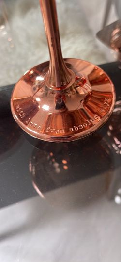 Copper Martini Goblets Absolut with Love by Elyx