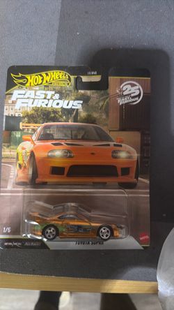 Hotwheels premium fast & furious Toyota Supra chase