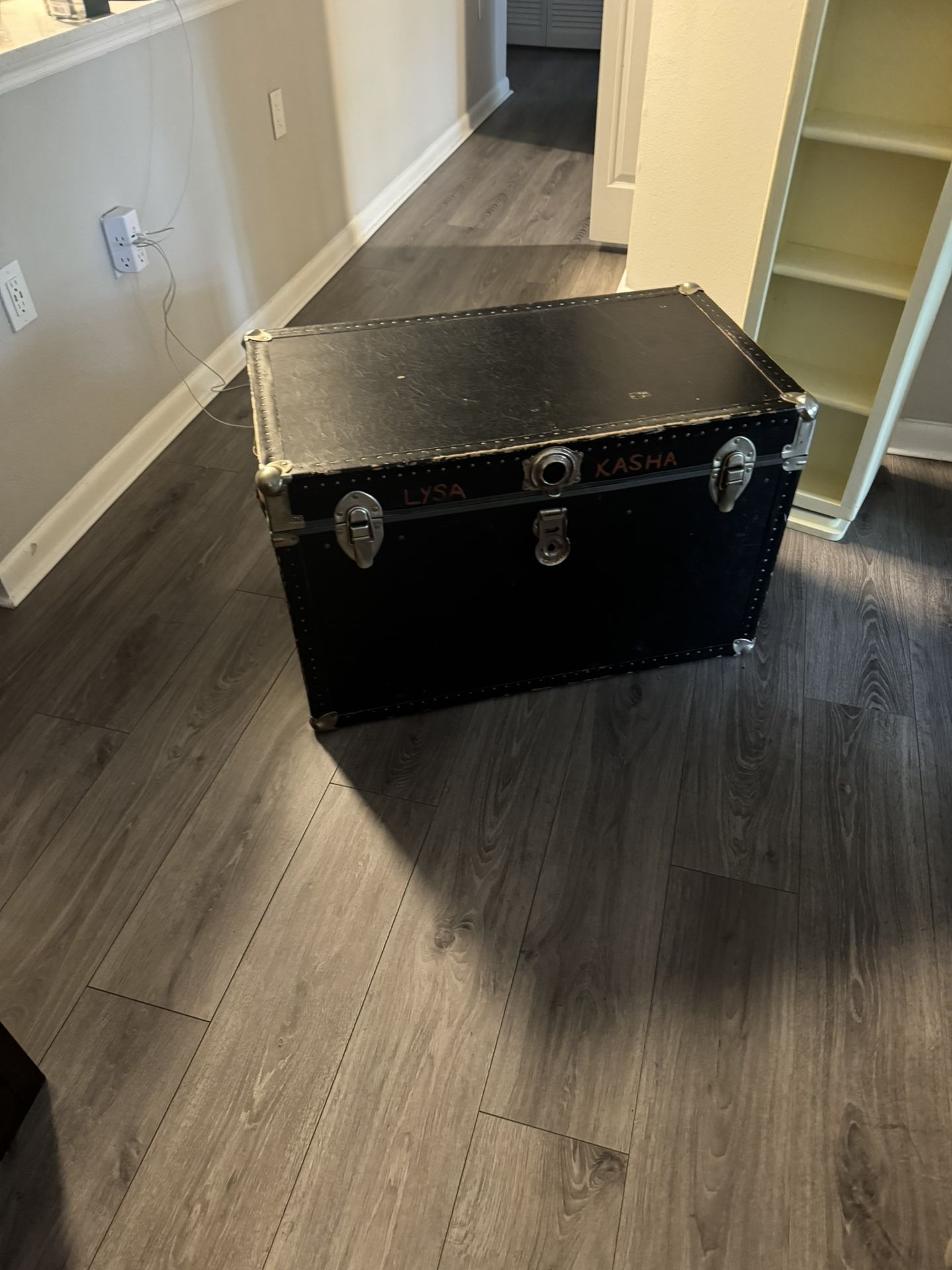 Black Storage Trunk