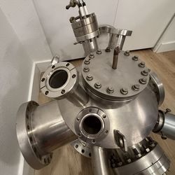 MDC Bell 15 Port Vacuum Chamber UHV SS 2.75, 6, 8, 14.5 inch Flanges W/ Arm Port