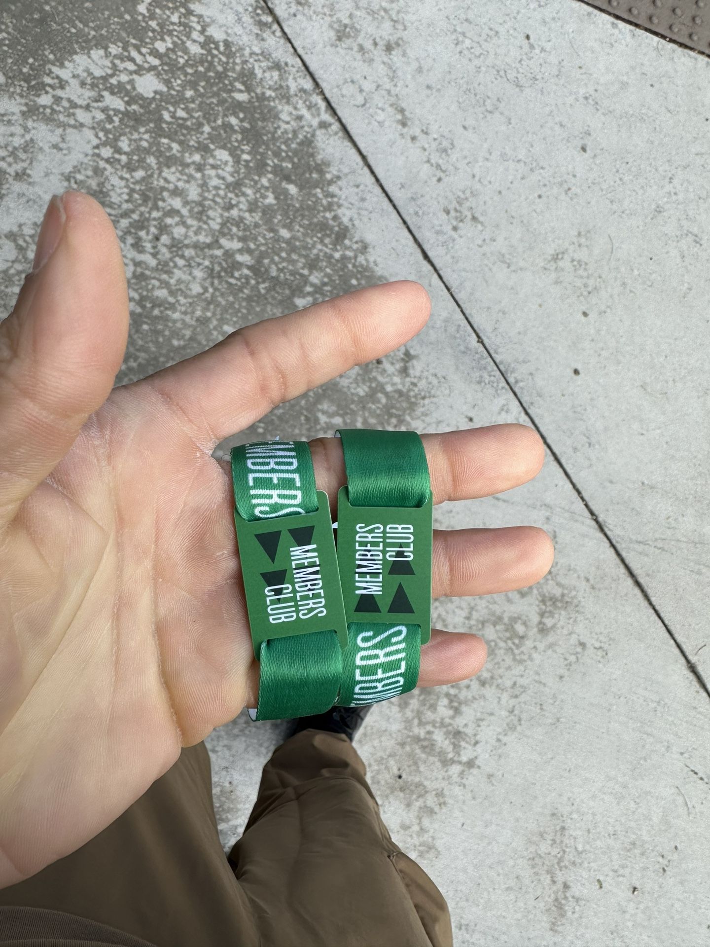 Saturday Waste Management Members Club Wristbands For Sale