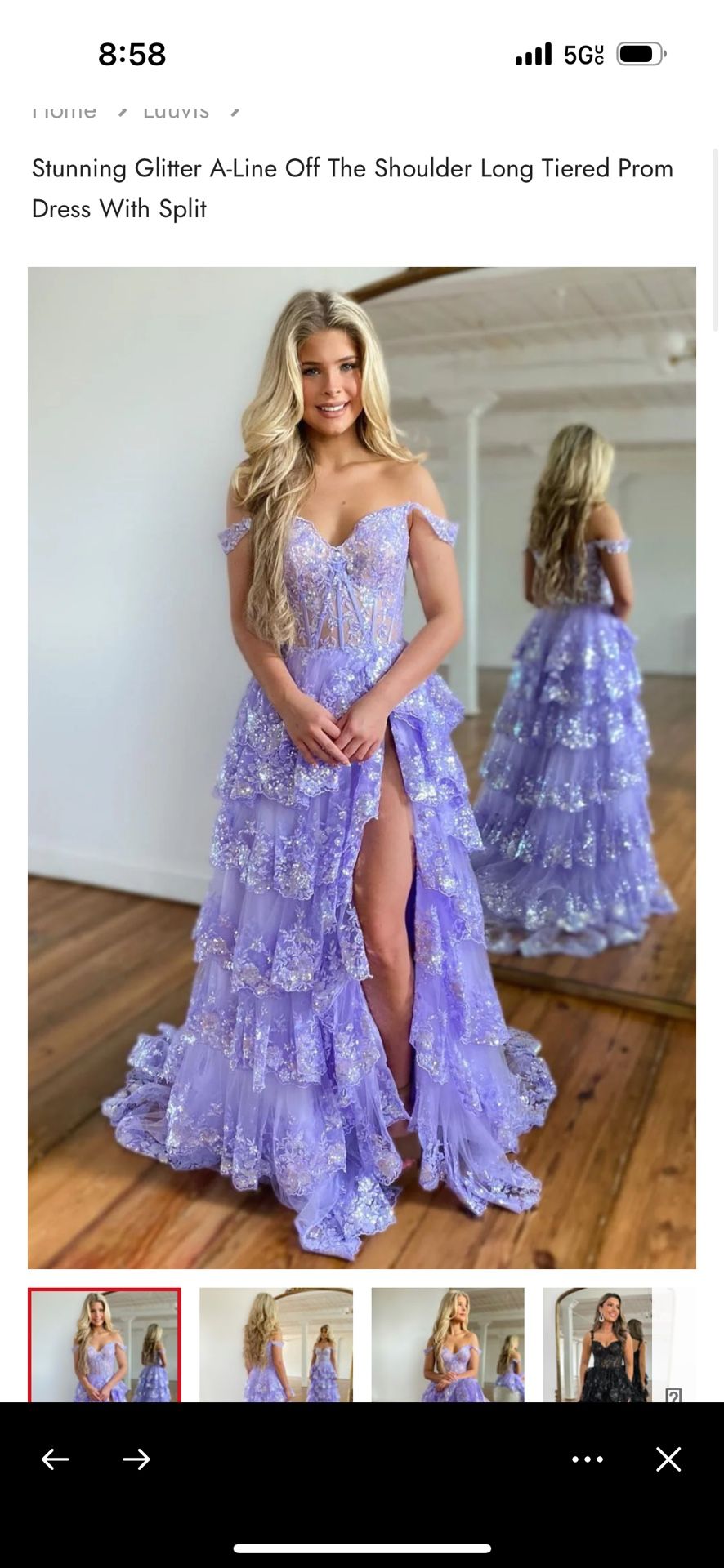 Purple Prom Dress