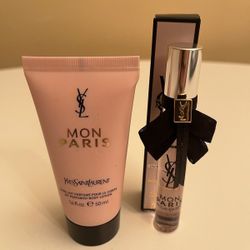 YSL Fragrance With Body Lotion 