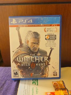 The Witcher wild Hunt Ps 4 games