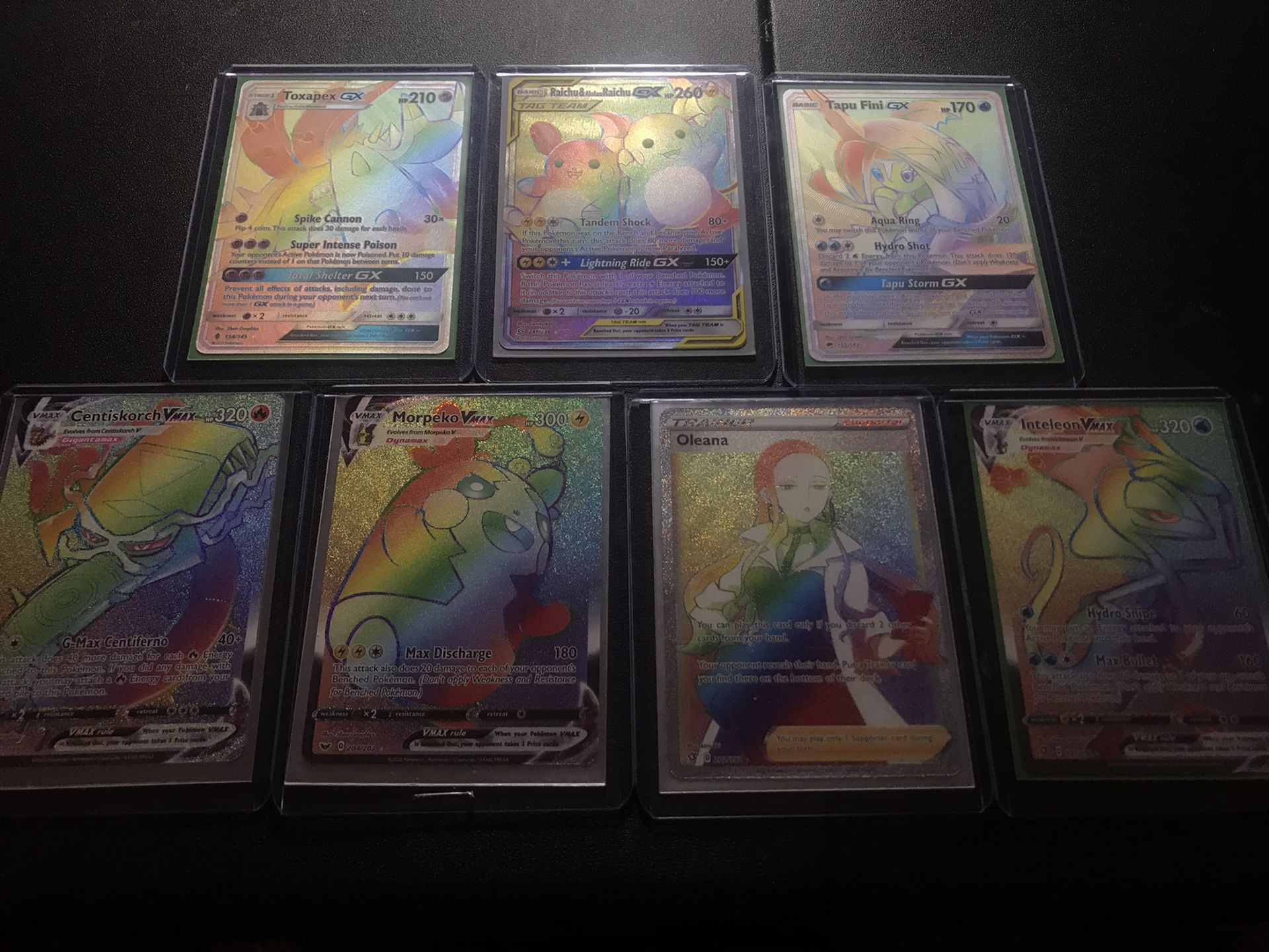 Pokemon rainbow full art cards