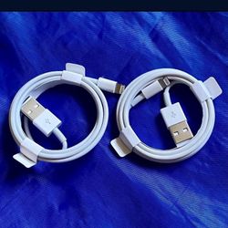 2X  OEM Charger Cable - for Apple iPhone 5 6 7 8 X11 12 13  iPad & iPOD