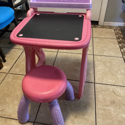 Pink Kid Desk 