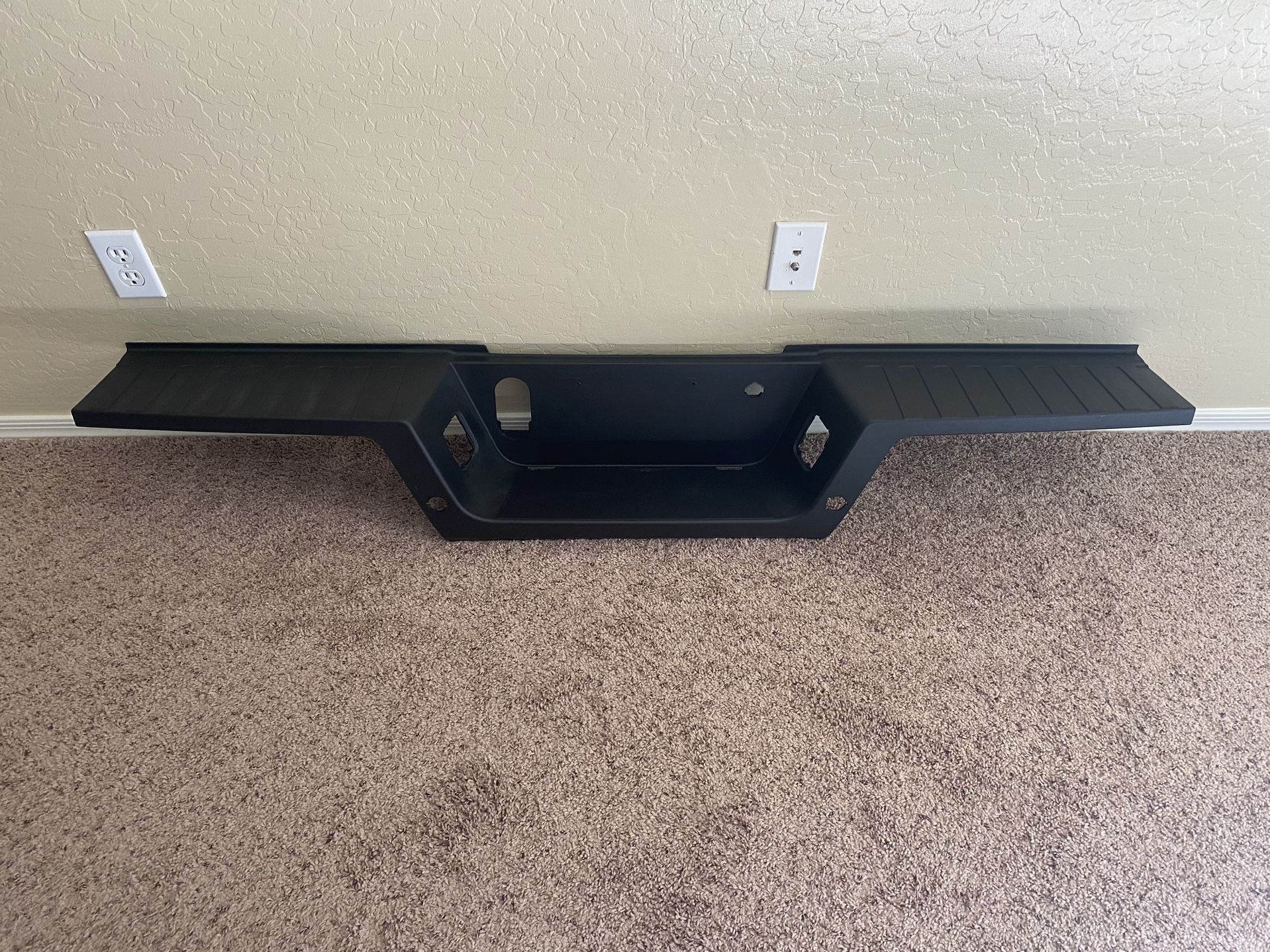 Factory OEM 2017-2022 Ford F-250 F-350 Rear Bumper Step Pad With Sensor Holes 