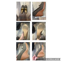 Platform Olive Color Dress Shoe