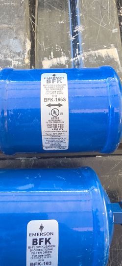 Copeland and Emerson bfk biflower bidirectional filter dryer
