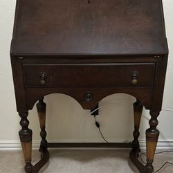 Antique Wooden Secretary Desk