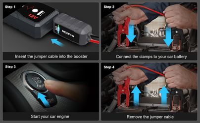 NEXPOW Car Jump Starter,Car Battery Jump Starter 4000A Peak Q11 Pack for Up  to All Gas and 10.0L Diesel Engine12V Auto Battery Booster,Jumper