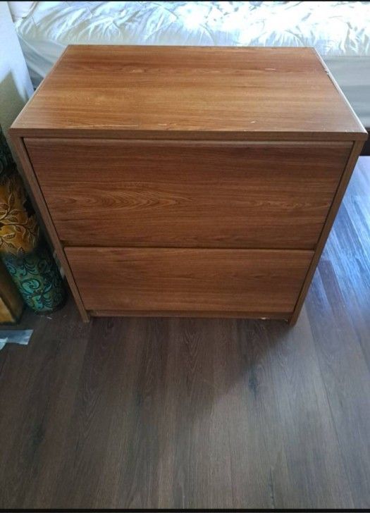 Wood File Cabinet
