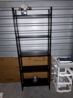 Bookshelf Or Shoe Display Organizer In Mocha